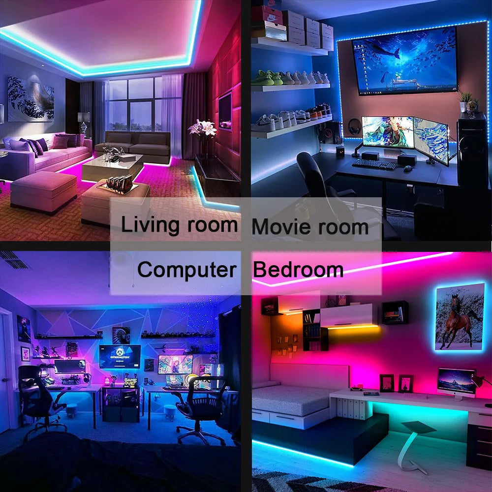 Bluetooth USB LED Strip Light 5050 SMD 5V RGB with App Control