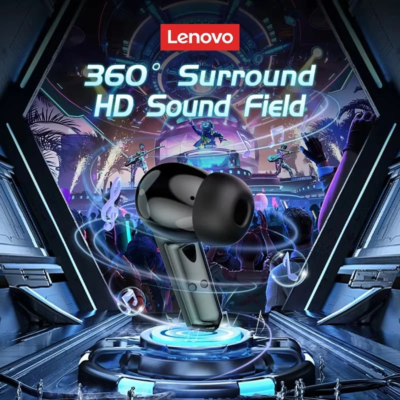 Lenovo GM2 Pro Gaming Earbuds Bluetooth 5.3 Low Latency Dual Mode Built-in Mic