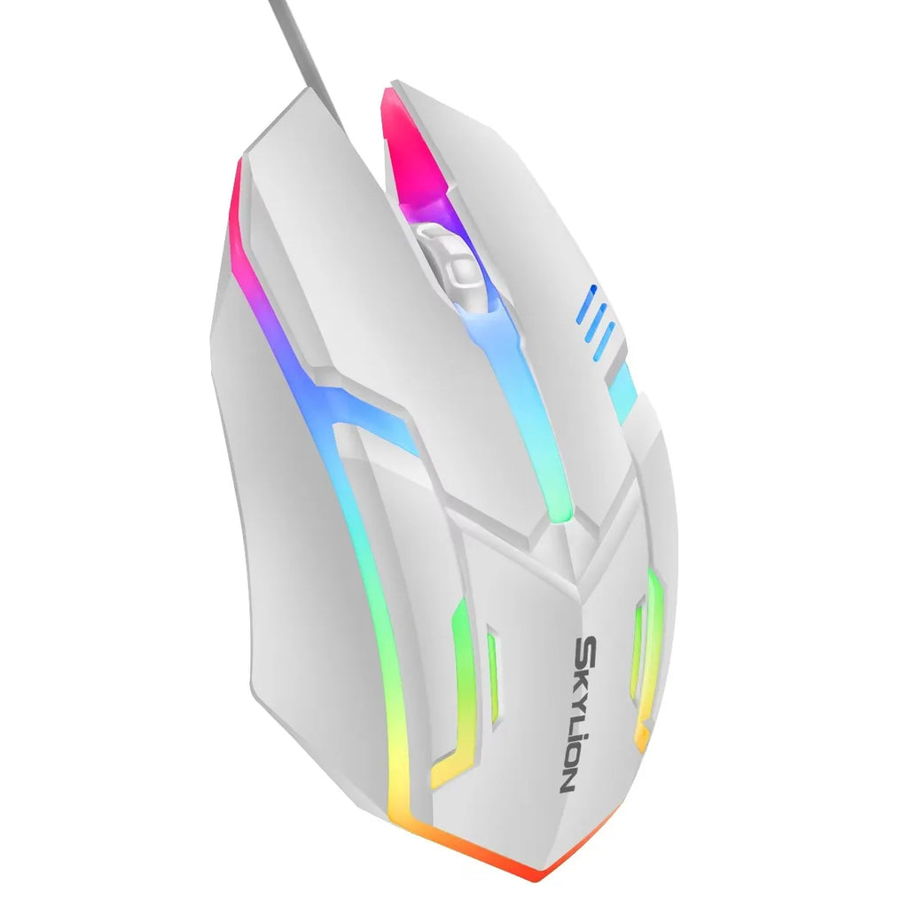 F1 Wired Gaming & Office Mouse with Colorful RGB Lighting