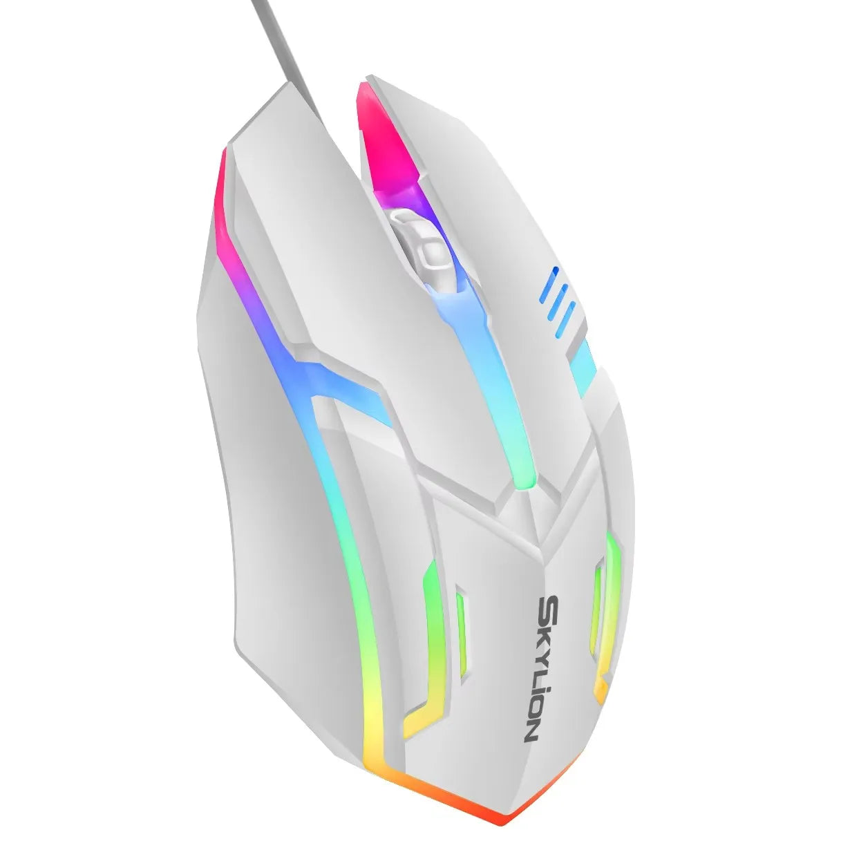F1 Wired Gaming & Office Mouse with Colorful RGB Lighting