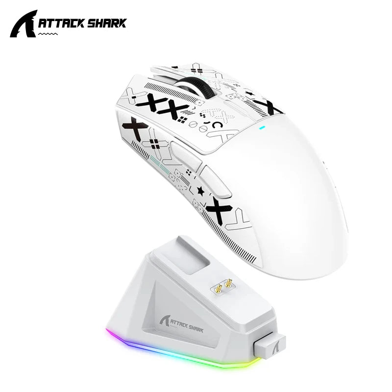 Attack Shark X11 Wireless Gaming Mouse — PAW3311, RGB, Magnetic Charging