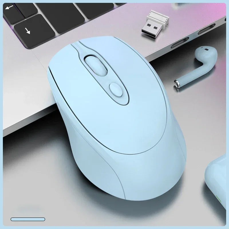 Wireless Silent Gaming Mouse Rechargeable Bluetooth 2.4GHz PC Mac Laptop