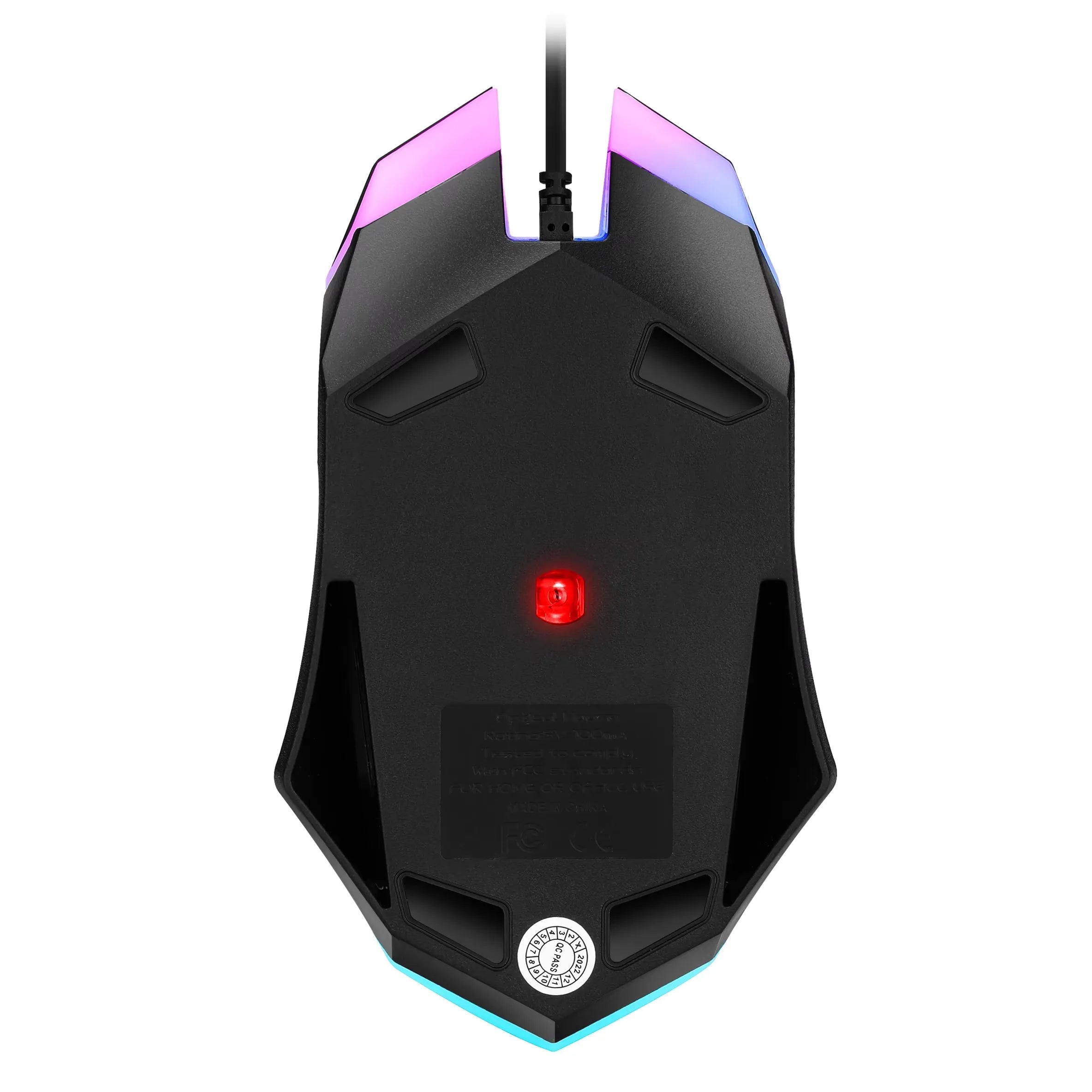 F1 Wired Gaming & Office Mouse with Colorful RGB Lighting
