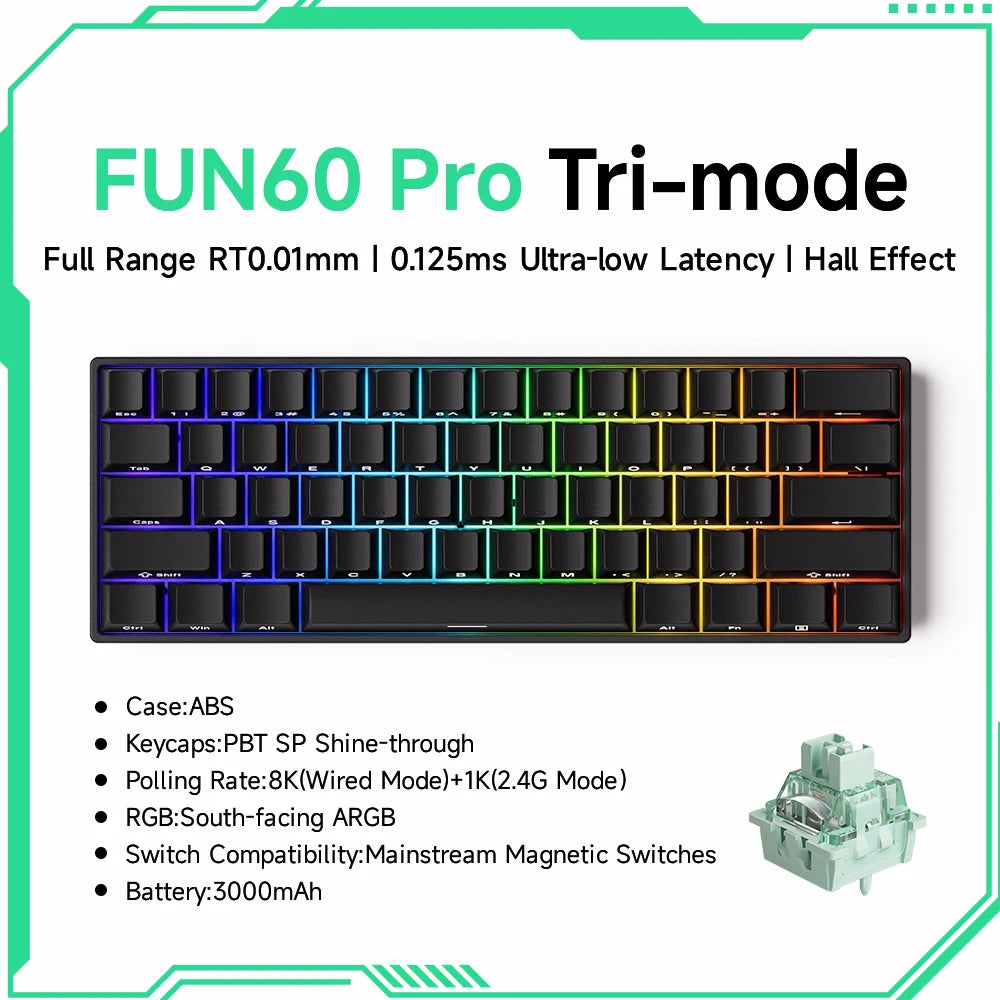 Akko MonsGeek FUN60 60% Mechanical Gaming Keyboard
