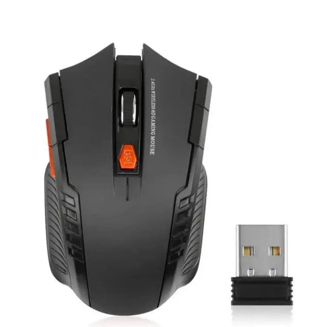 2.4G Wireless Gaming Mouse — 1600DPI, 6 Buttons