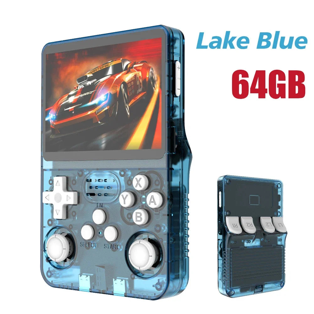 R36S Retro Handheld Game Console 60000 Games 3.5 Inch IPS Portable