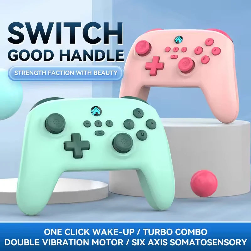 Switch Pro Wireless Gamepad — Nintendo Switch, OLED, Lite, PC, Steam, Bluetooth
