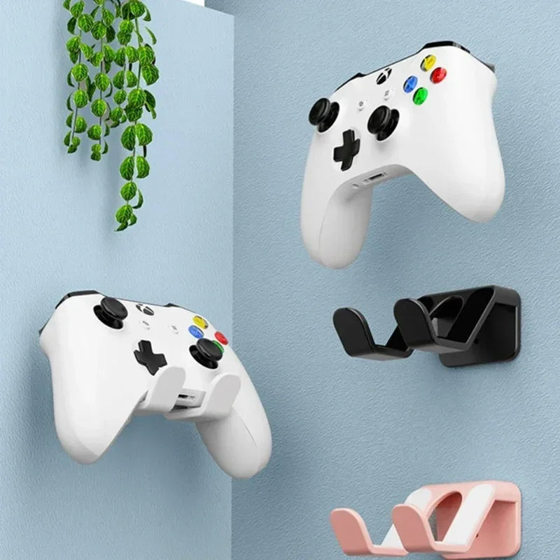 Wall Mount Gaming Headphone Controller Holder Stand PS4 PS5 Xbox Nintendo Switch No Drill