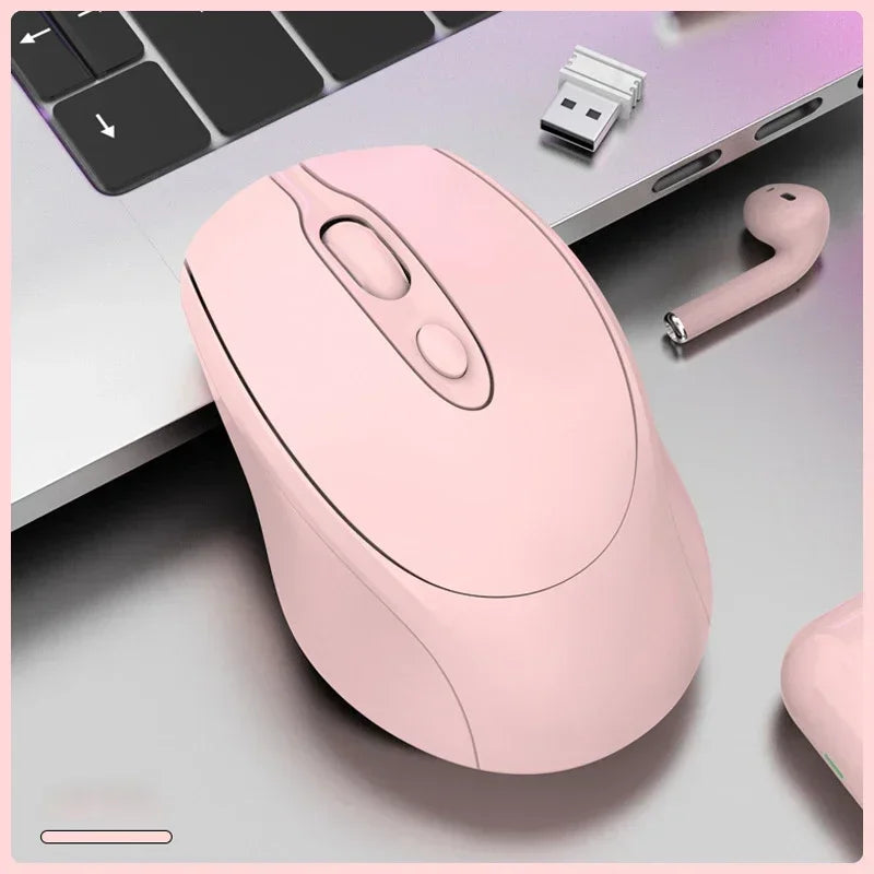 Wireless Silent Gaming Mouse Rechargeable Bluetooth 2.4GHz PC Mac Laptop