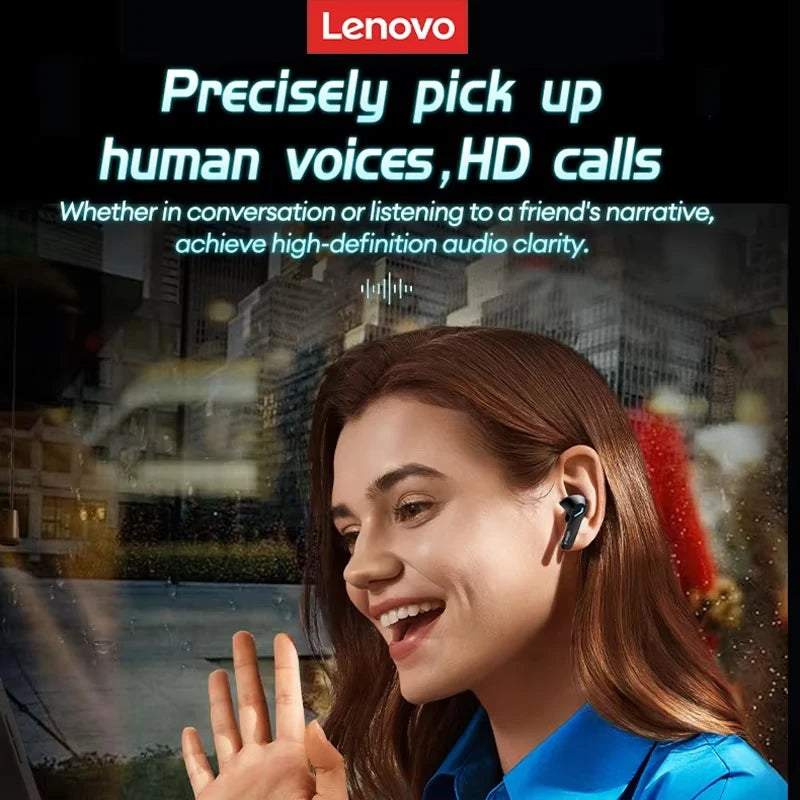 Lenovo GM2 Pro Gaming Earbuds Bluetooth 5.3 Low Latency Dual Mode Built-in Mic