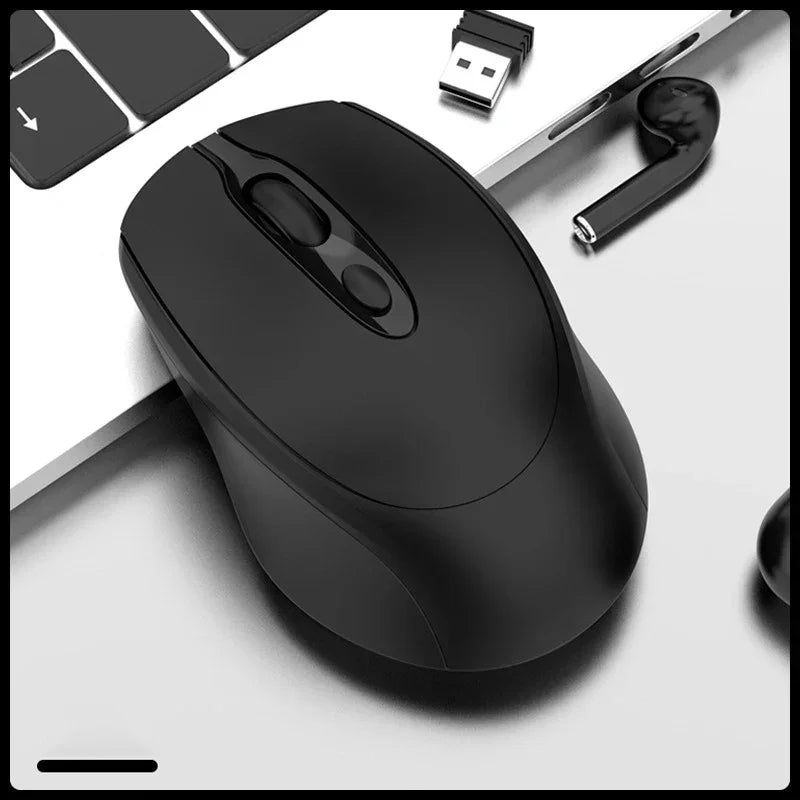 Wireless Silent Gaming Mouse Rechargeable Bluetooth 2.4GHz PC Mac Laptop