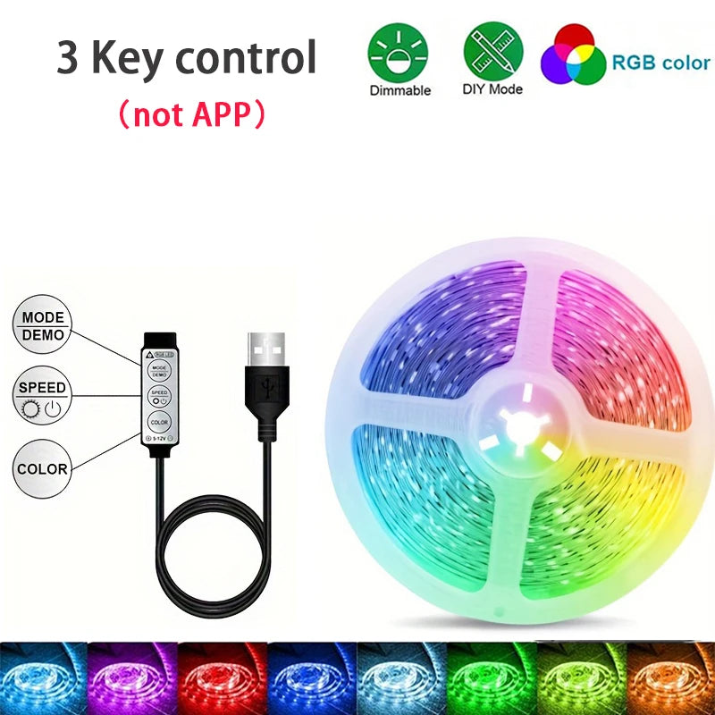 RGB LED Strip Lights 1M–40M with App Control