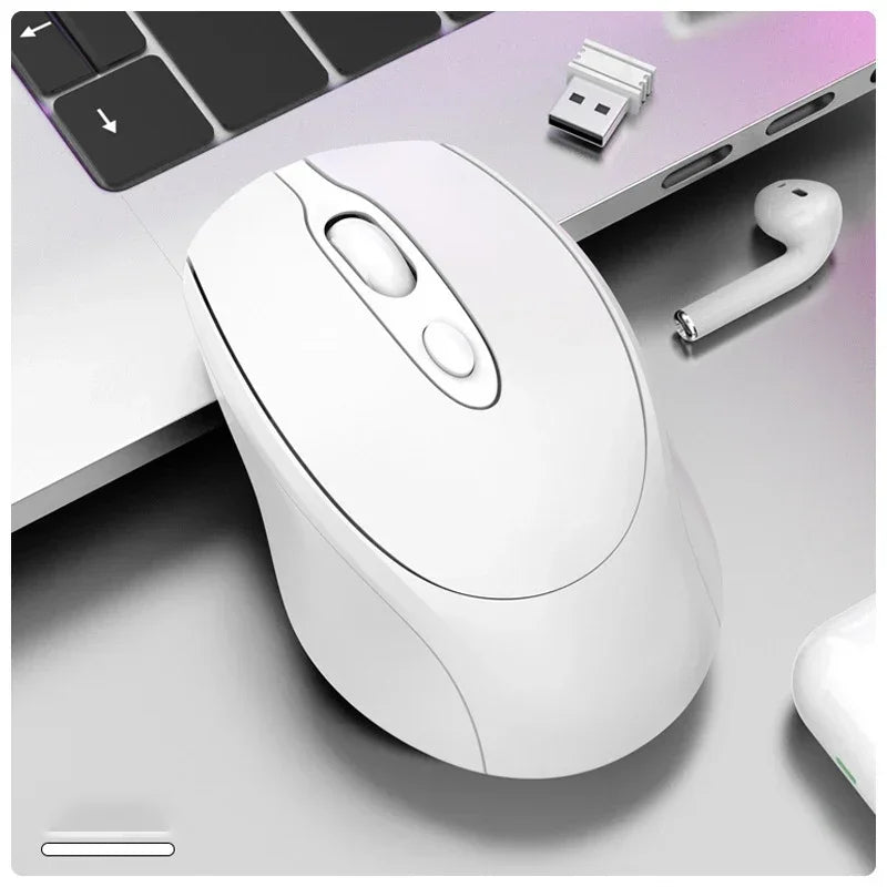 Wireless Silent Gaming Mouse Rechargeable Bluetooth 2.4GHz PC Mac Laptop