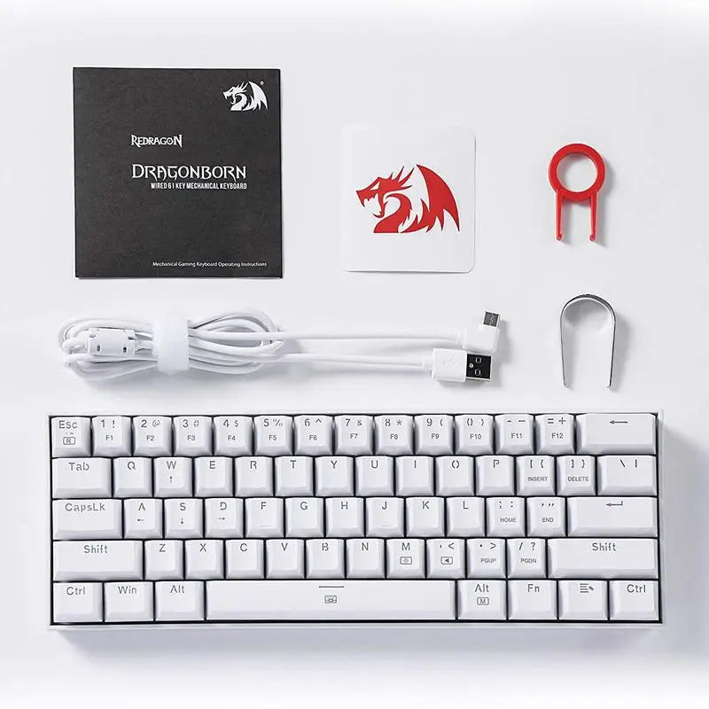 Redragon K630 Dragonborn 60% Hot-Swap Mechanical Gaming Keyboard