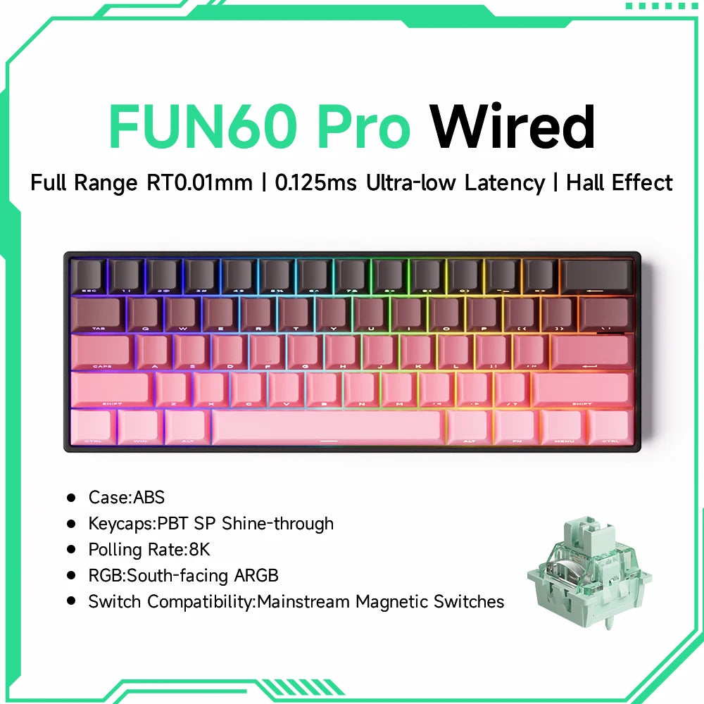 Akko MonsGeek FUN60 60% Mechanical Gaming Keyboard