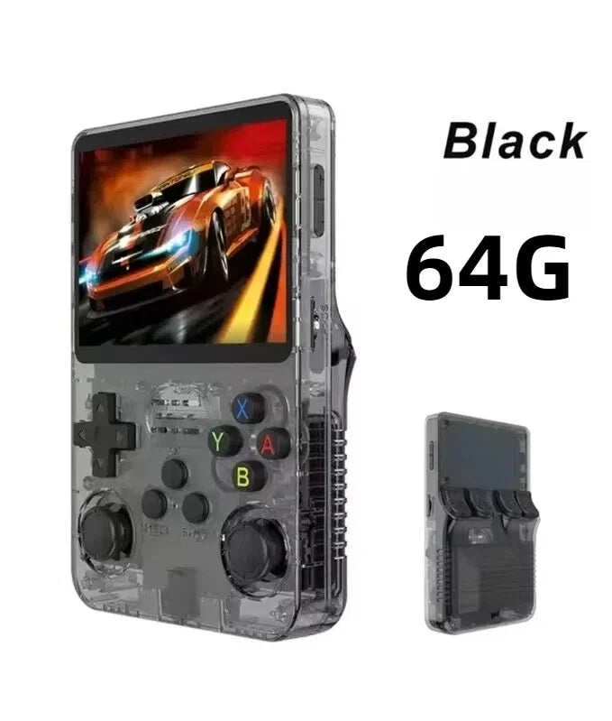 R36S Retro Handheld Game Console 15000 Games 3.5 Inch IPS 64GB Linux Portable