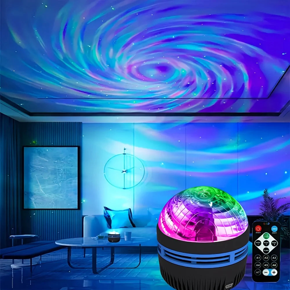 Galaxy Starry Sky Projector LED Night Light Aurora RGB Remote Control Bedroom Gaming Room