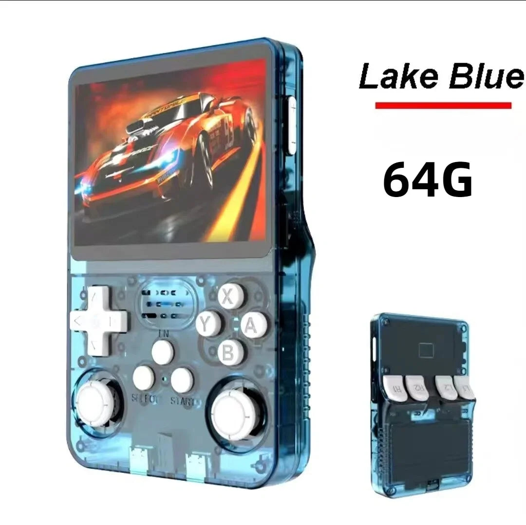 R36S Retro Handheld Game Console 15000 Games 3.5 Inch IPS 64GB Linux Portable