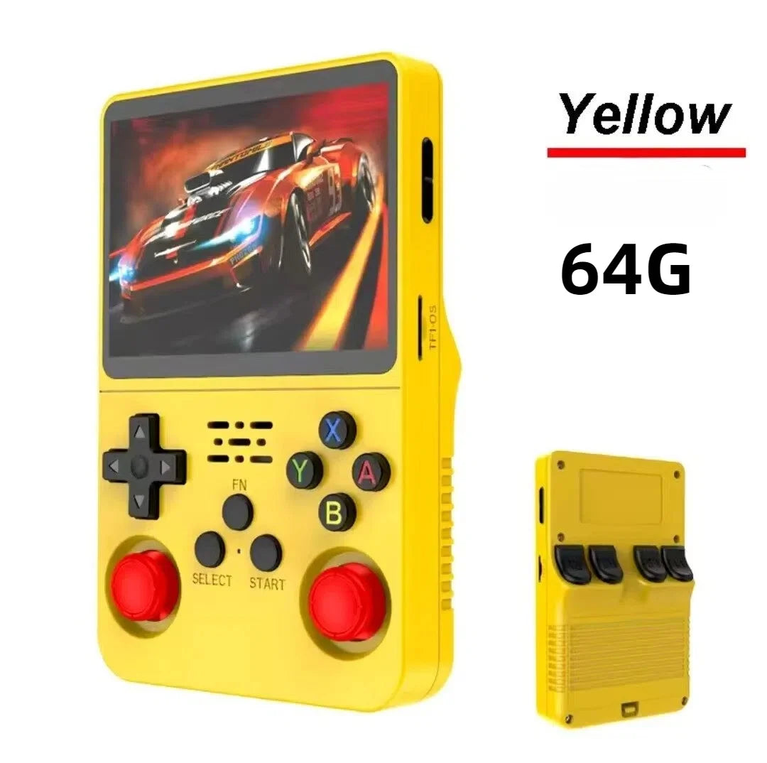 R36S Retro Handheld Game Console 15000 Games 3.5 Inch IPS 64GB Linux Portable