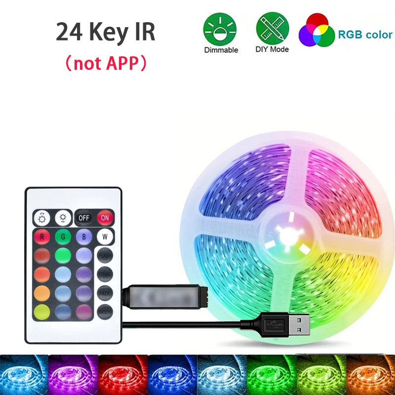 RGB LED Strip Lights 1M–40M with App Control