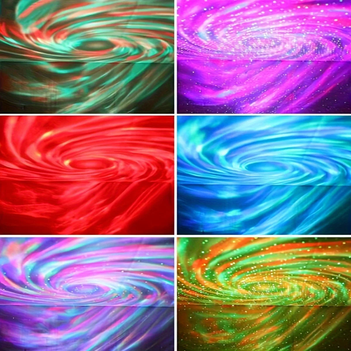 Galaxy Starry Sky Projector LED Night Light Aurora RGB Remote Control Bedroom Gaming Room