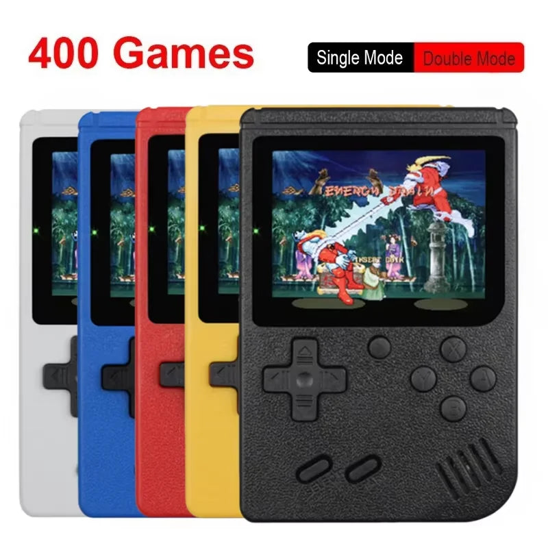400-in-1 Retro Handheld Game Console — 8-Bit, 3.0" Color LCD, 5 Colors