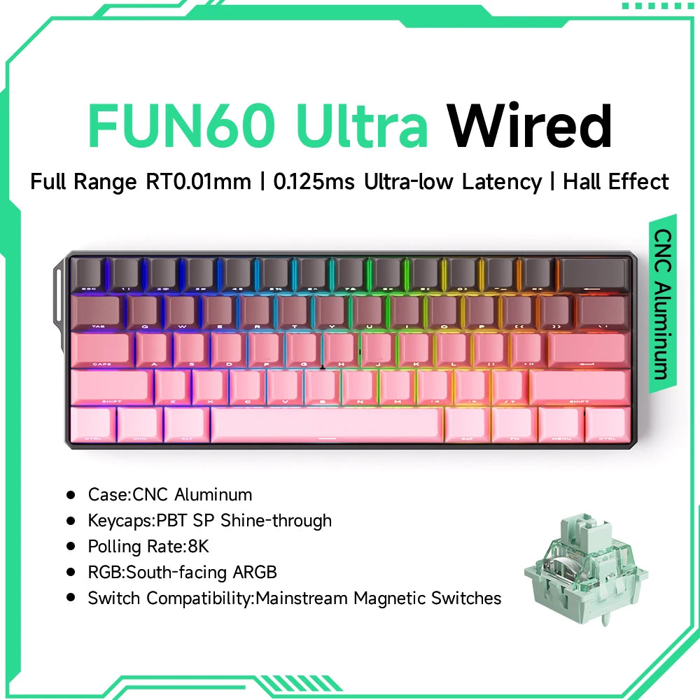 Akko MonsGeek FUN60 60% Mechanical Gaming Keyboard