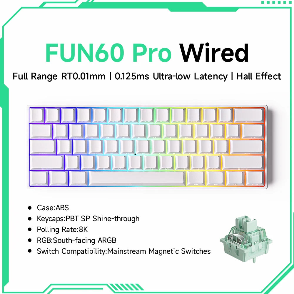 Akko MonsGeek FUN60 60% Mechanical Gaming Keyboard