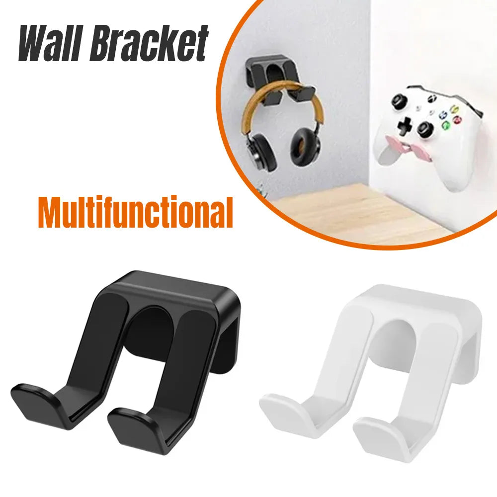 Wall Mount Gaming Headphone Controller Holder Stand PS4 PS5 Xbox Nintendo Switch No Drill