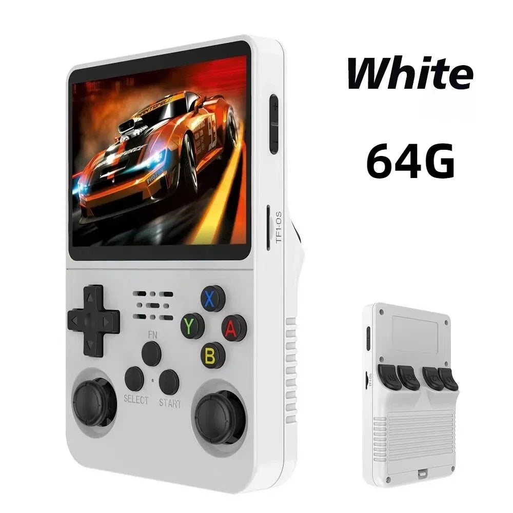R36S Retro Handheld Game Console 15000 Games 3.5 Inch IPS 64GB Linux Portable