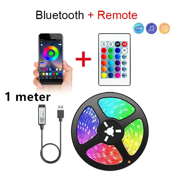 Bluetooth LED Strip Lights Smart SMD 5050 with App Control