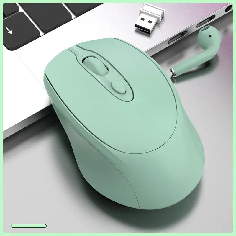 Wireless Silent Gaming Mouse Rechargeable Bluetooth 2.4GHz PC Mac Laptop
