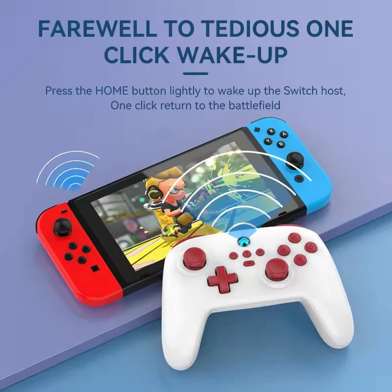 Switch Pro Wireless Gamepad — Nintendo Switch, OLED, Lite, PC, Steam, Bluetooth
