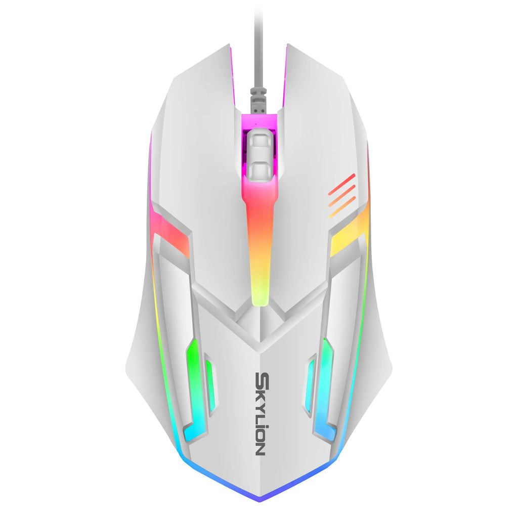 F1 Wired Gaming & Office Mouse with Colorful RGB Lighting