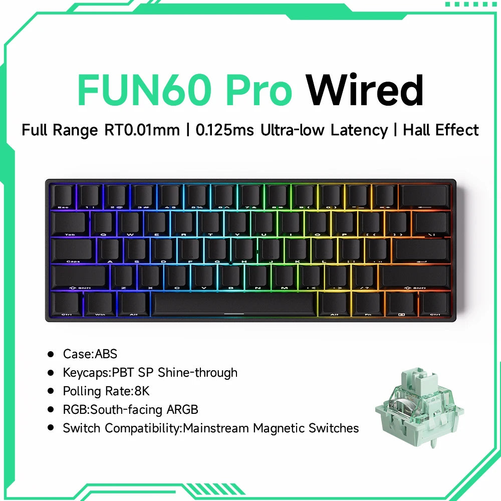 Akko MonsGeek FUN60 60% Mechanical Gaming Keyboard